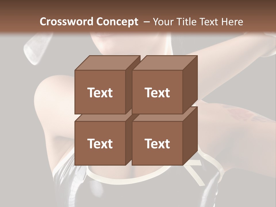 Beautiful Danger Golfer PowerPoint Template