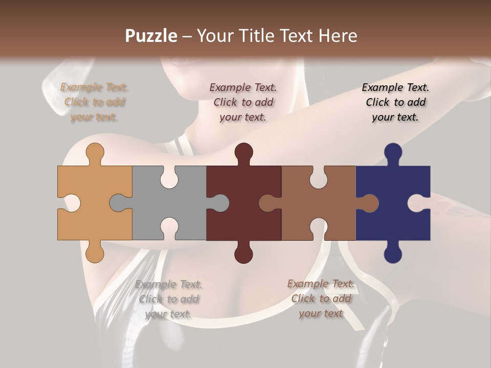 Beautiful Danger Golfer PowerPoint Template