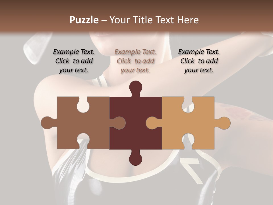 Beautiful Danger Golfer PowerPoint Template