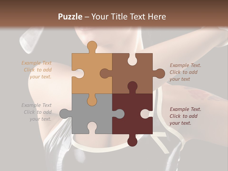 Beautiful Danger Golfer PowerPoint Template