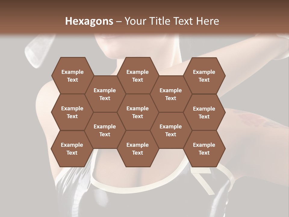 Beautiful Danger Golfer PowerPoint Template