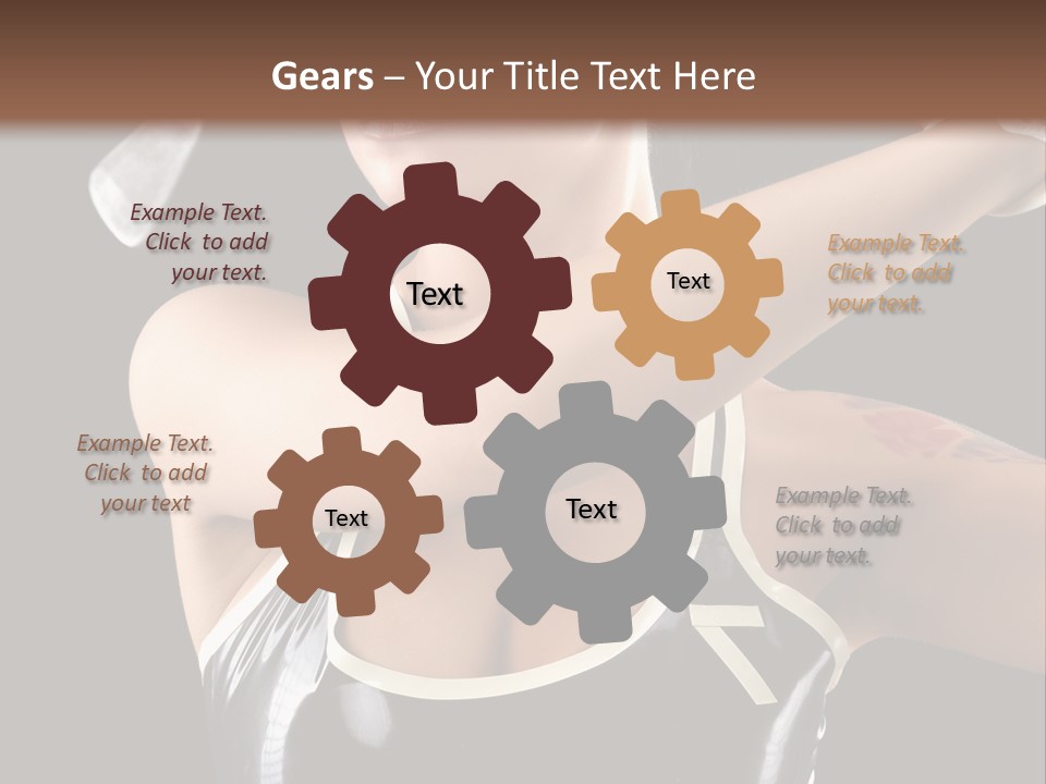 Beautiful Danger Golfer PowerPoint Template