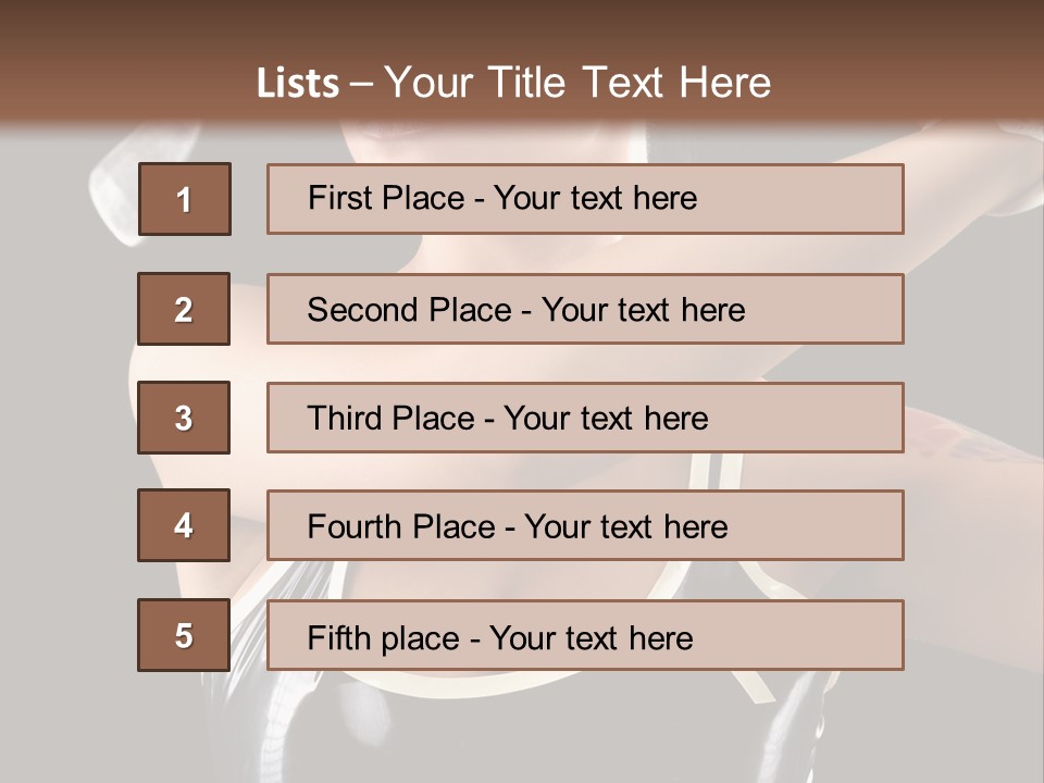 Beautiful Danger Golfer PowerPoint Template