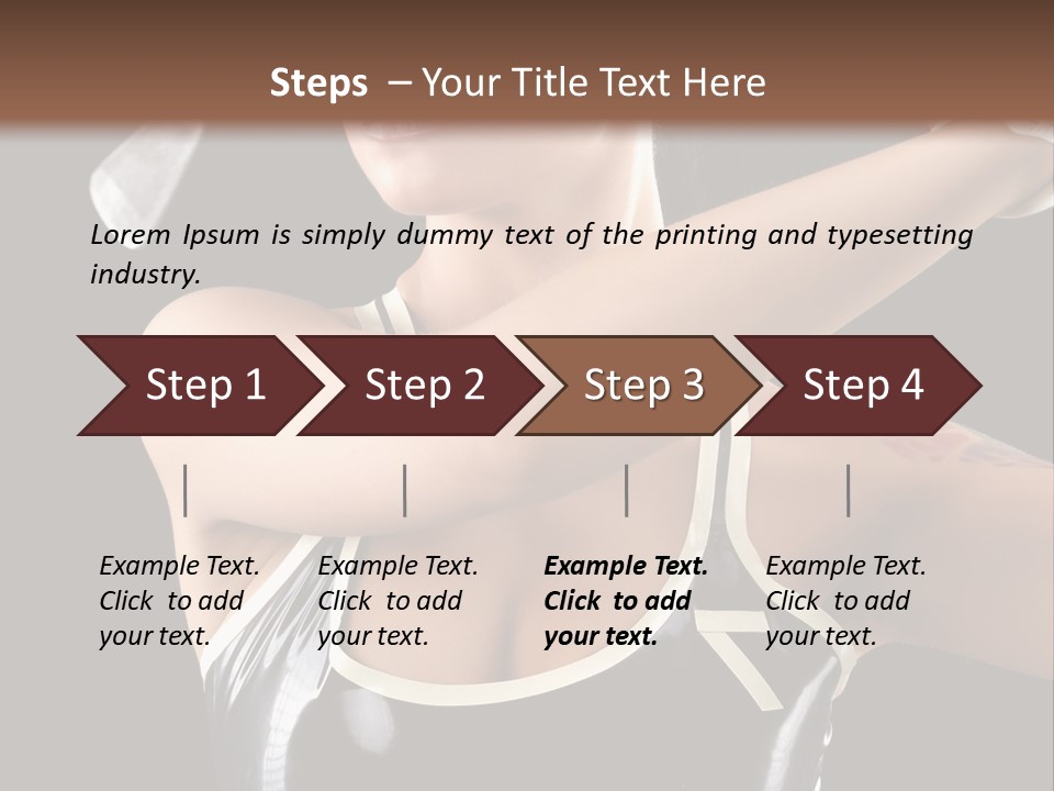 Beautiful Danger Golfer PowerPoint Template