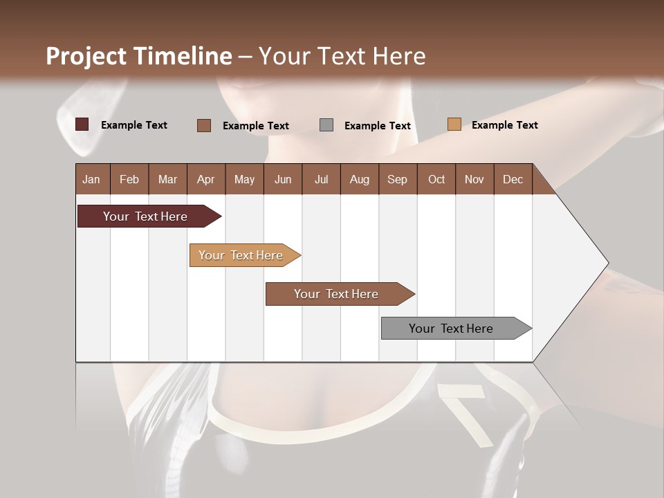Beautiful Danger Golfer PowerPoint Template