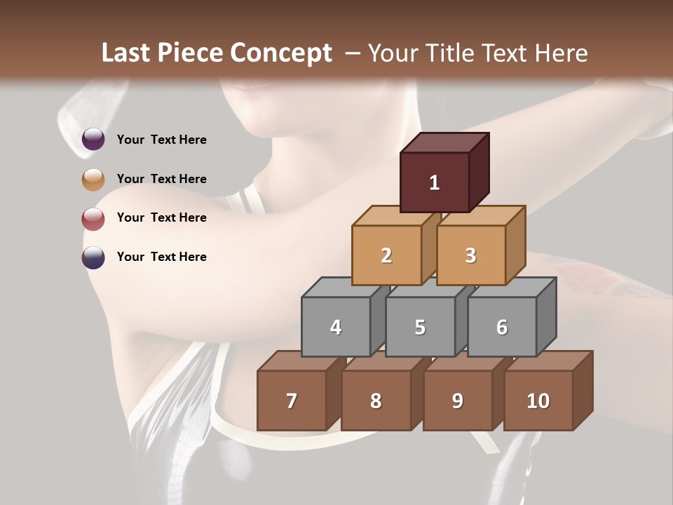 Beautiful Danger Golfer PowerPoint Template