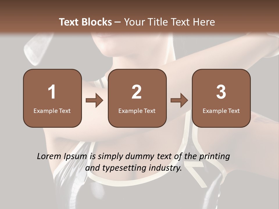 Beautiful Danger Golfer PowerPoint Template