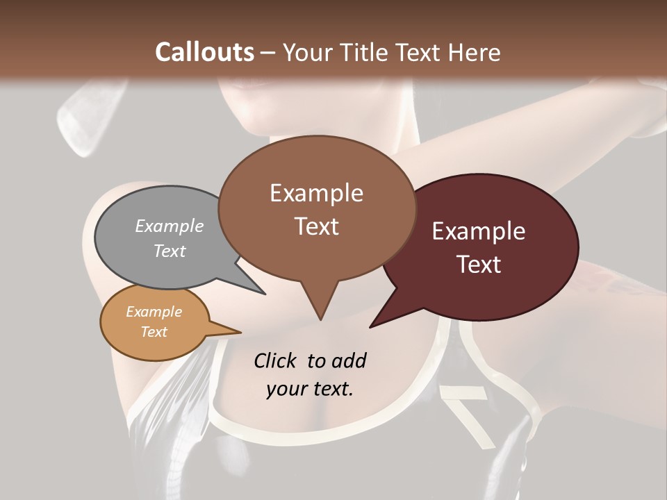 Beautiful Danger Golfer PowerPoint Template