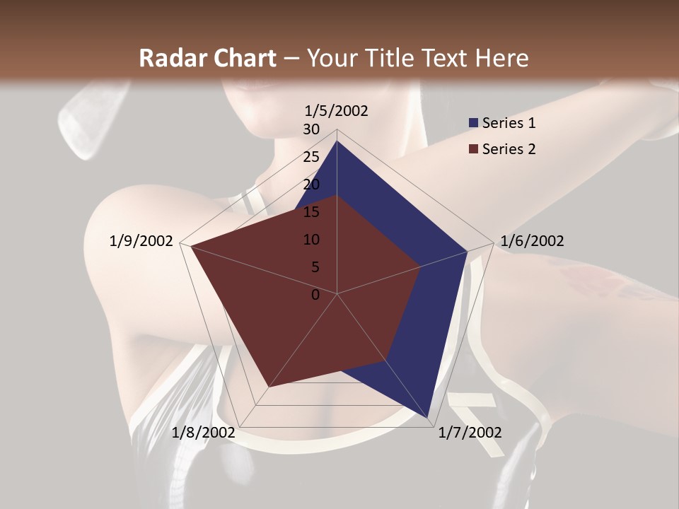 Beautiful Danger Golfer PowerPoint Template