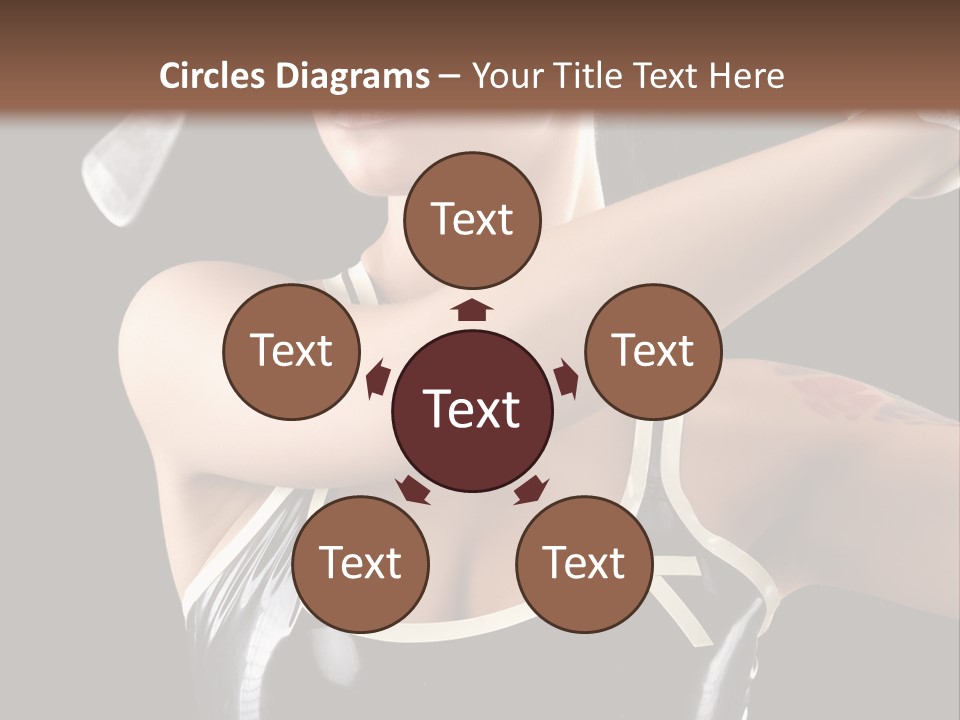 Beautiful Danger Golfer PowerPoint Template