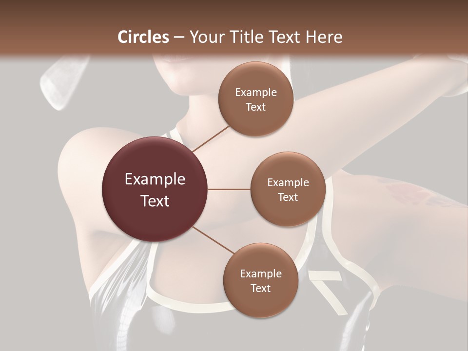 Beautiful Danger Golfer PowerPoint Template