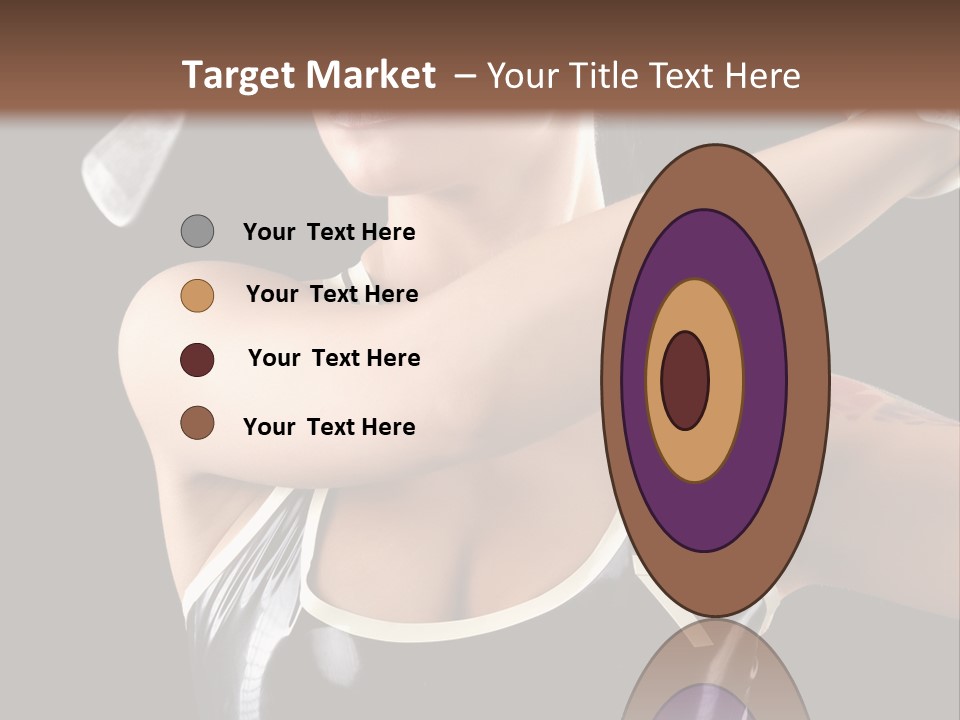 Beautiful Danger Golfer PowerPoint Template