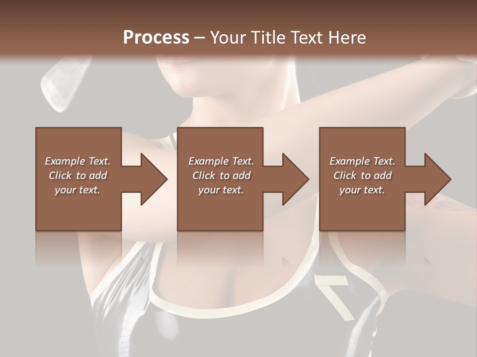 Beautiful Danger Golfer PowerPoint Template