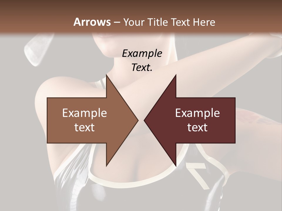 Beautiful Danger Golfer PowerPoint Template