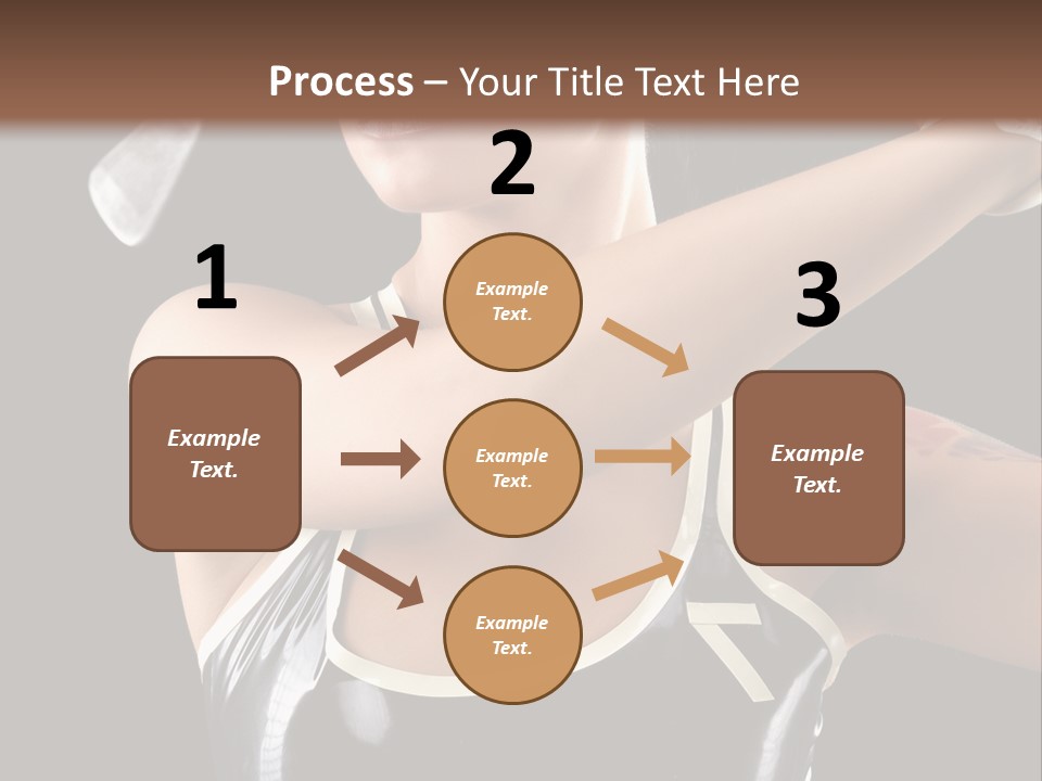 Beautiful Danger Golfer PowerPoint Template