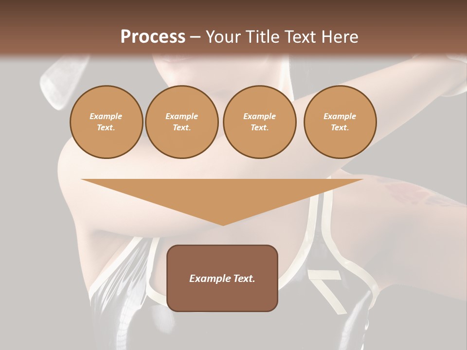 Beautiful Danger Golfer PowerPoint Template