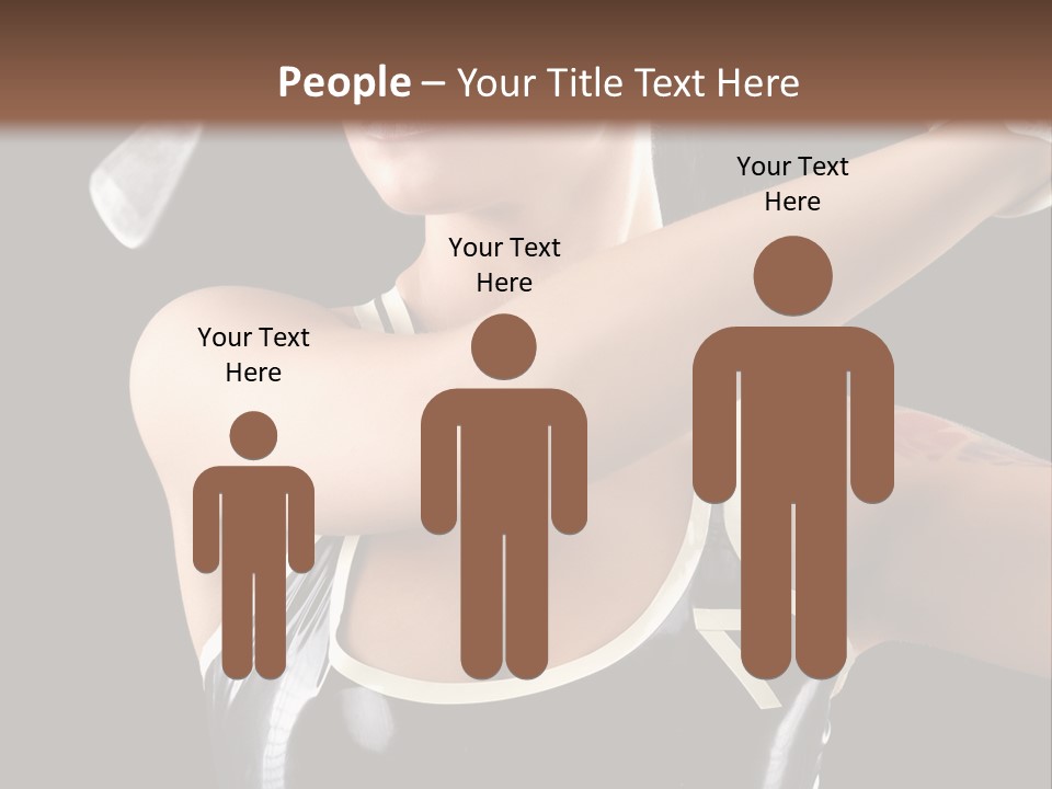 Beautiful Danger Golfer PowerPoint Template