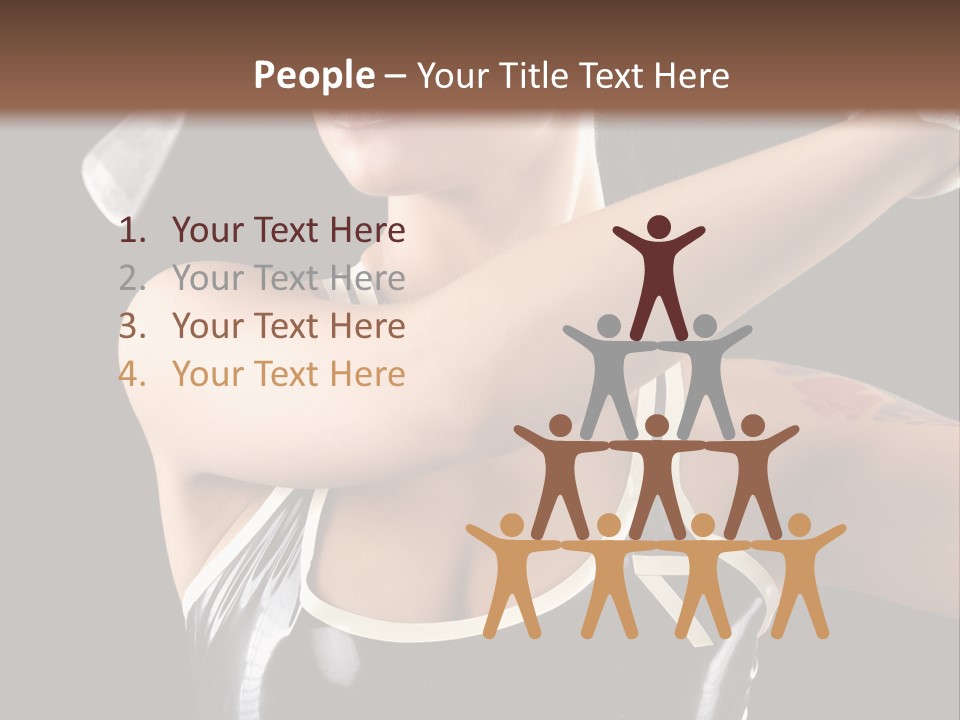 Beautiful Danger Golfer PowerPoint Template