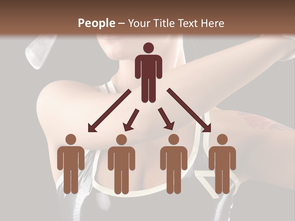 Beautiful Danger Golfer PowerPoint Template