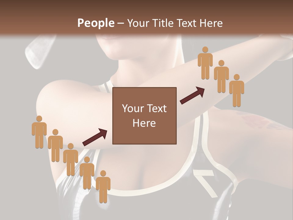 Beautiful Danger Golfer PowerPoint Template