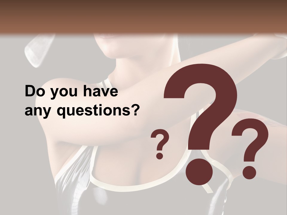 Beautiful Danger Golfer PowerPoint Template