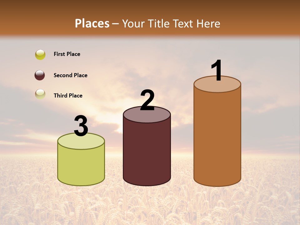 Farm Yellow Cornfield PowerPoint Template