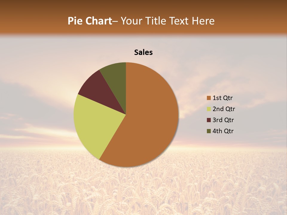 Farm Yellow Cornfield PowerPoint Template