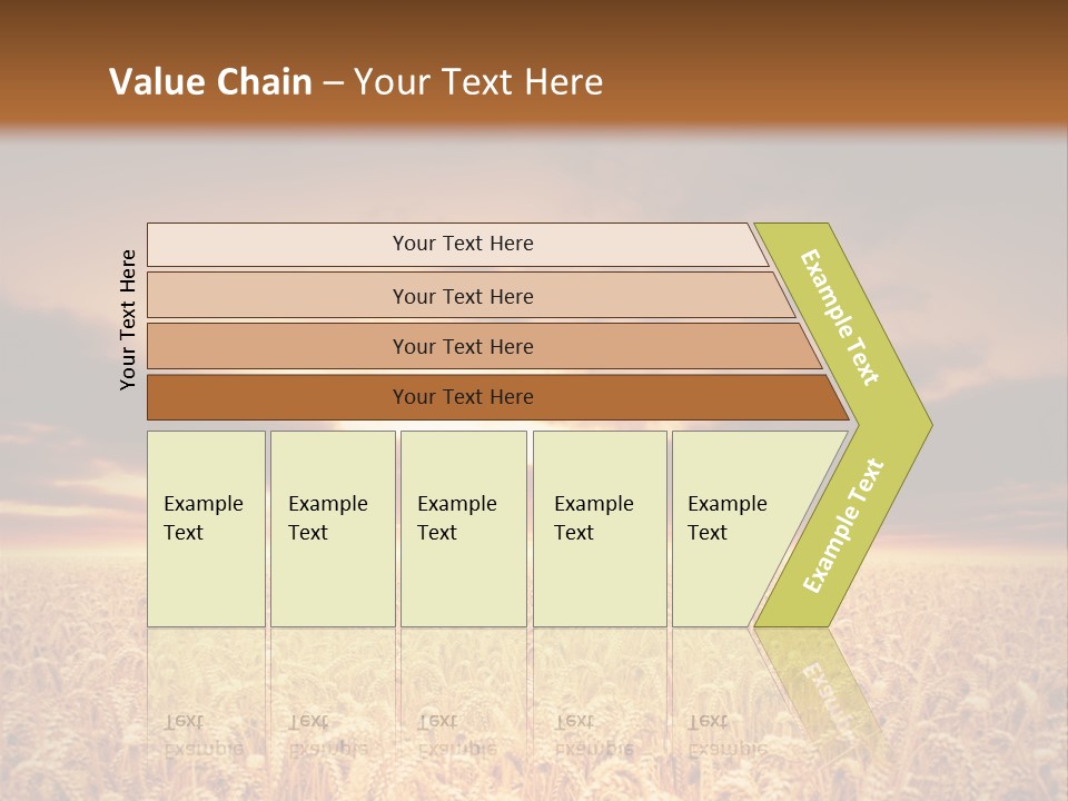 Farm Yellow Cornfield PowerPoint Template
