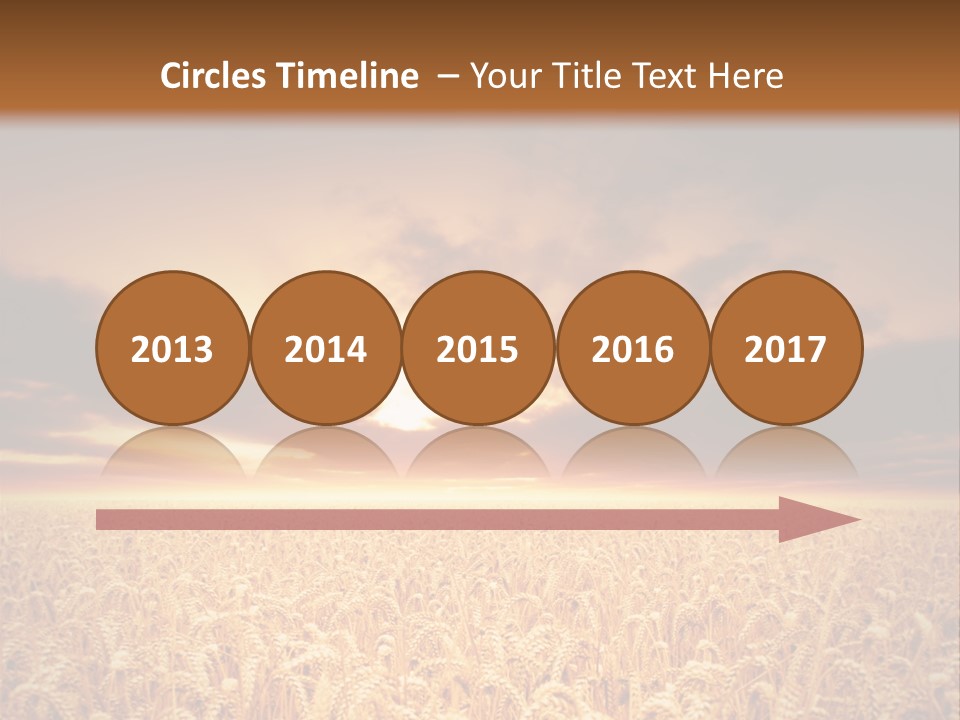 Farm Yellow Cornfield PowerPoint Template