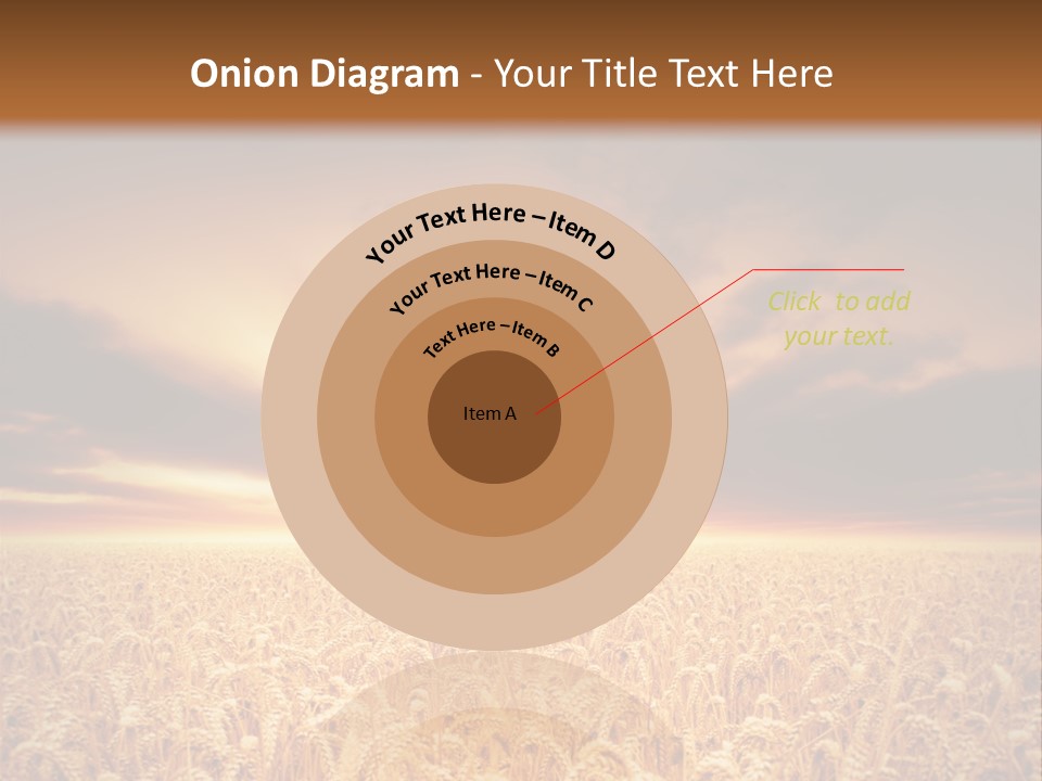 Farm Yellow Cornfield PowerPoint Template