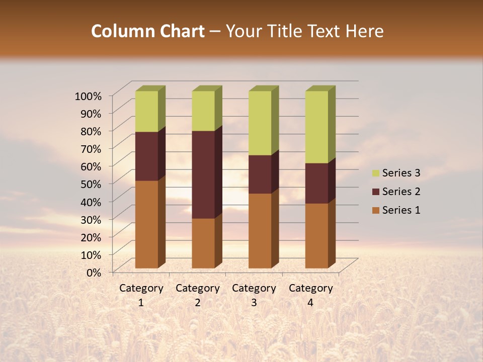 Farm Yellow Cornfield PowerPoint Template