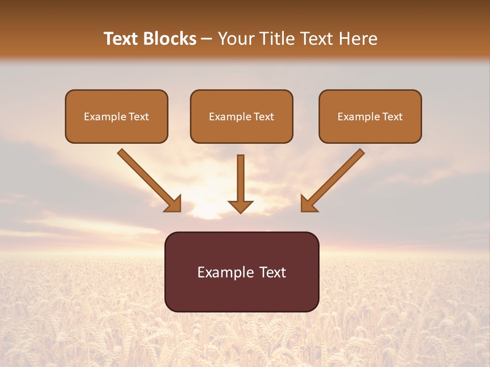 Farm Yellow Cornfield PowerPoint Template