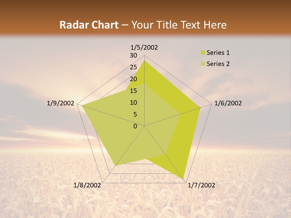 Farm Yellow Cornfield PowerPoint Template