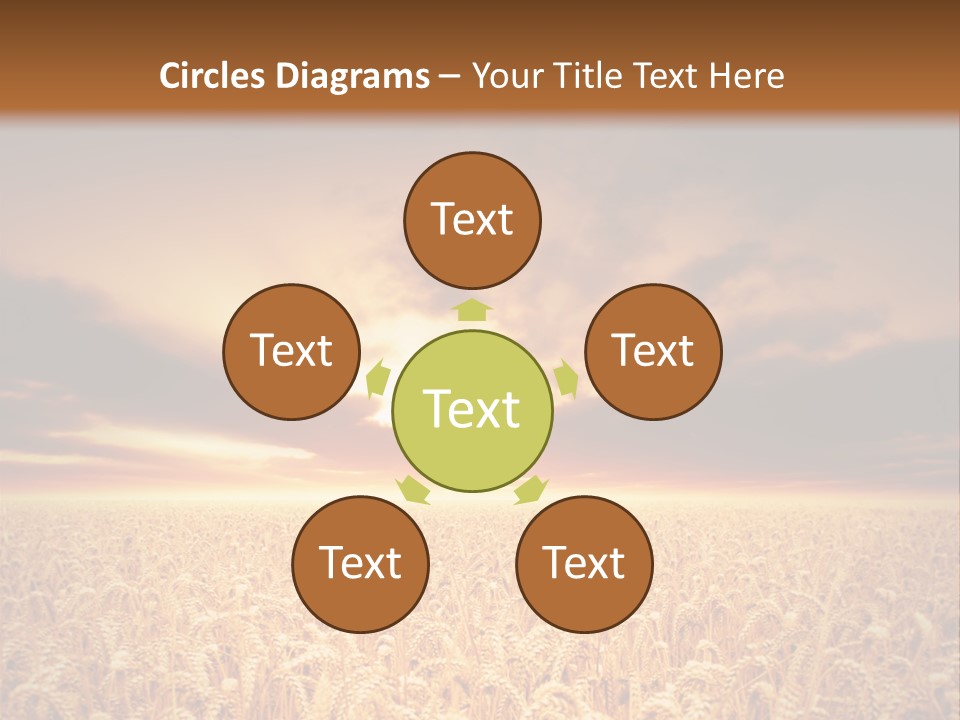 Farm Yellow Cornfield PowerPoint Template