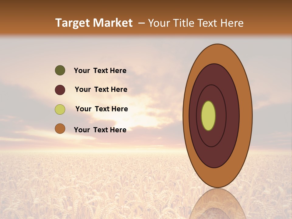 Farm Yellow Cornfield PowerPoint Template