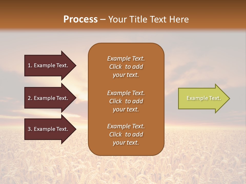 Farm Yellow Cornfield PowerPoint Template