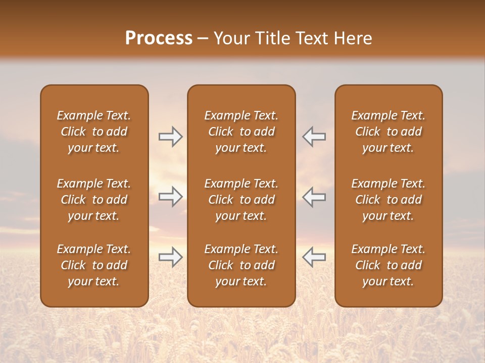 Farm Yellow Cornfield PowerPoint Template