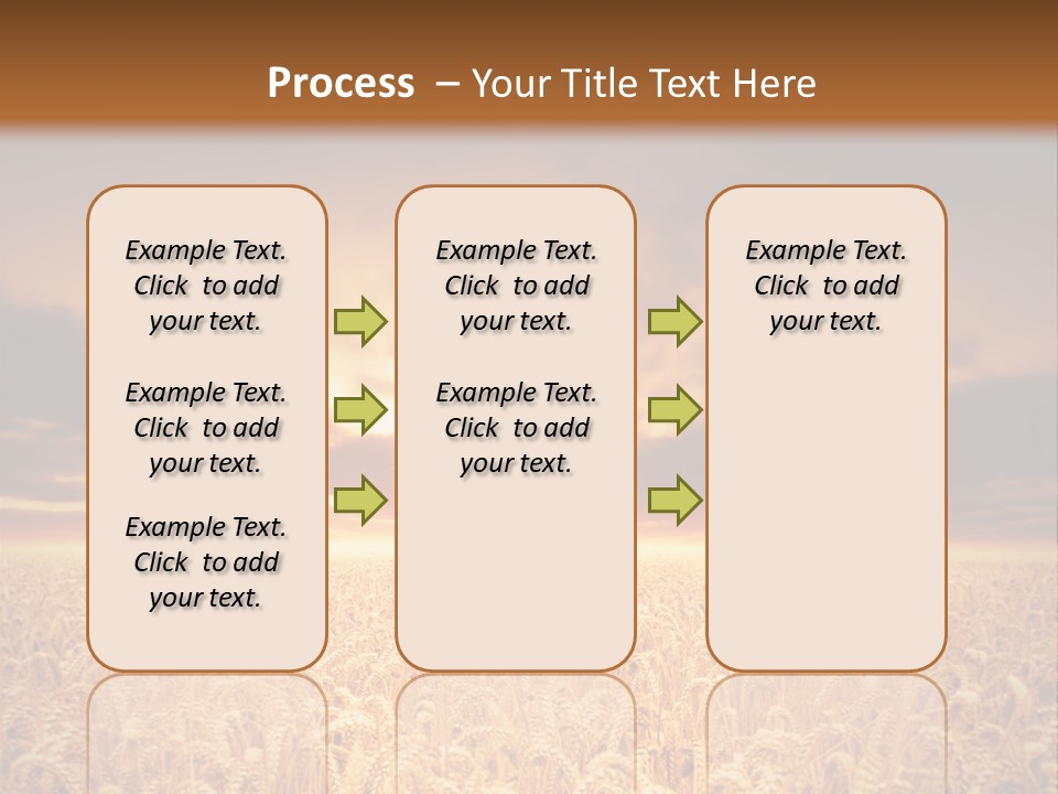 Farm Yellow Cornfield PowerPoint Template