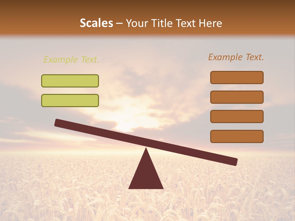 Farm Yellow Cornfield PowerPoint Template