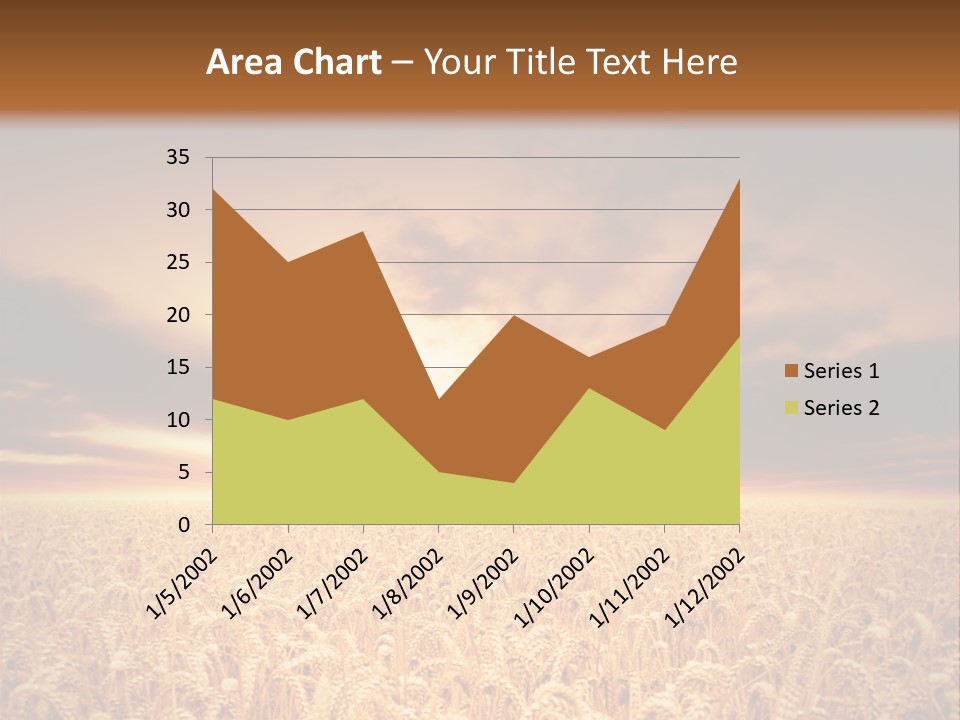 Farm Yellow Cornfield PowerPoint Template