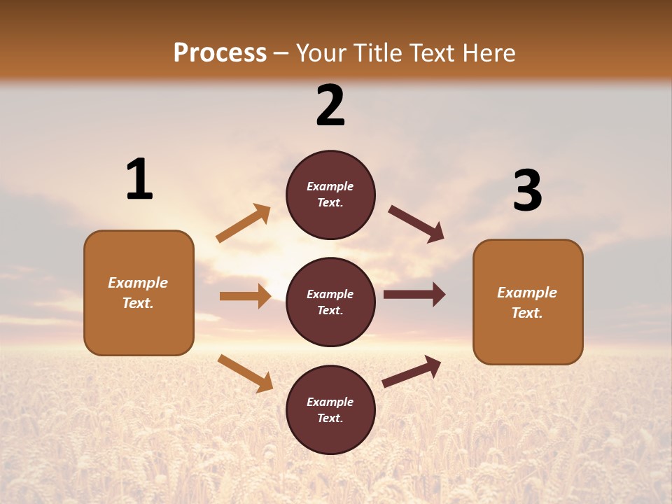 Farm Yellow Cornfield PowerPoint Template
