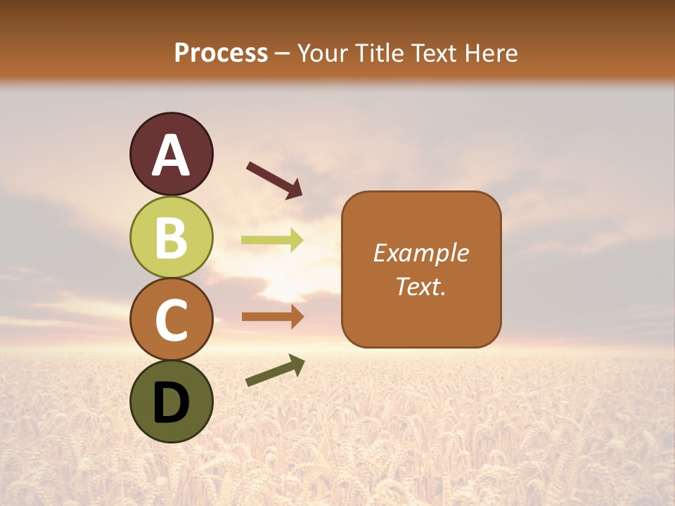 Farm Yellow Cornfield PowerPoint Template