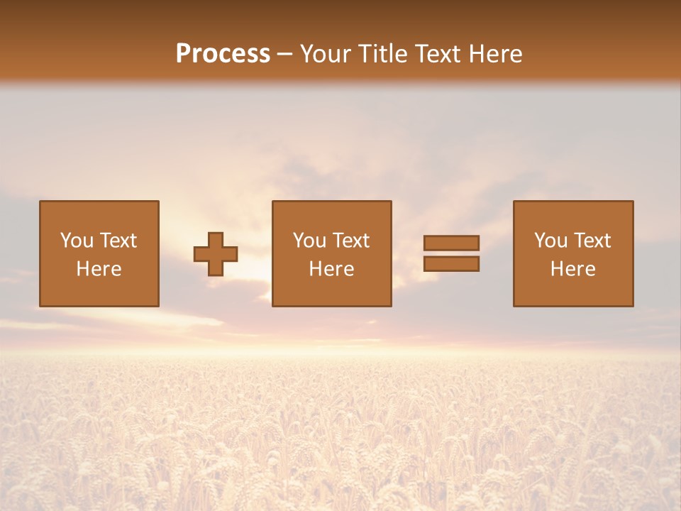 Farm Yellow Cornfield PowerPoint Template