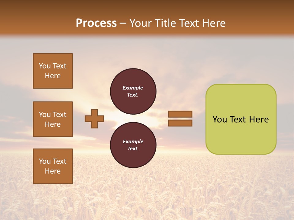 Farm Yellow Cornfield PowerPoint Template