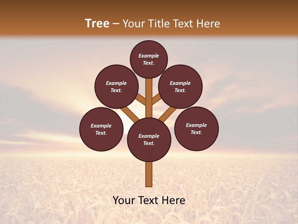 Farm Yellow Cornfield PowerPoint Template