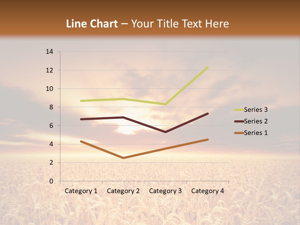 Farm Yellow Cornfield PowerPoint Template