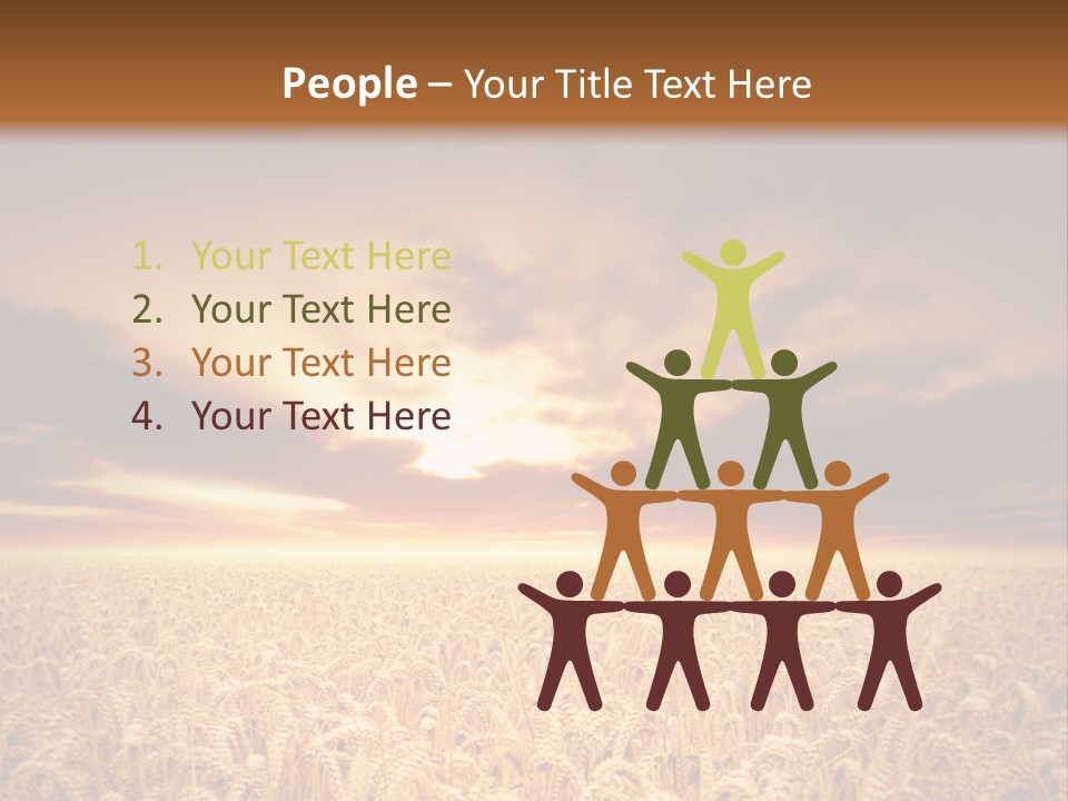 Farm Yellow Cornfield PowerPoint Template