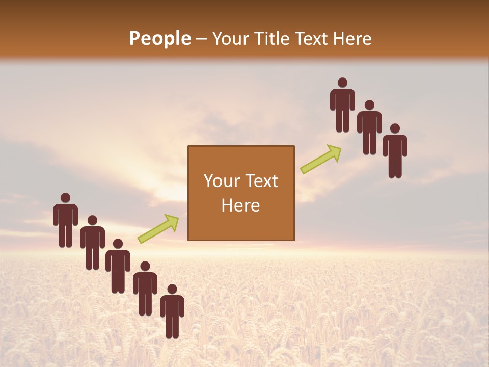 Farm Yellow Cornfield PowerPoint Template