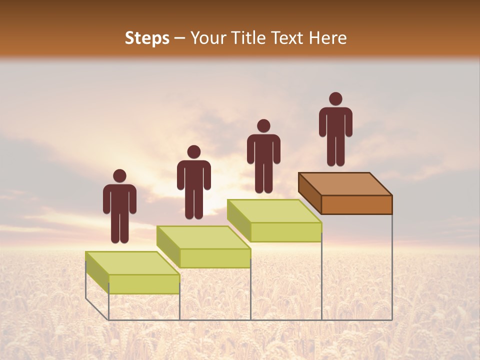 Farm Yellow Cornfield PowerPoint Template