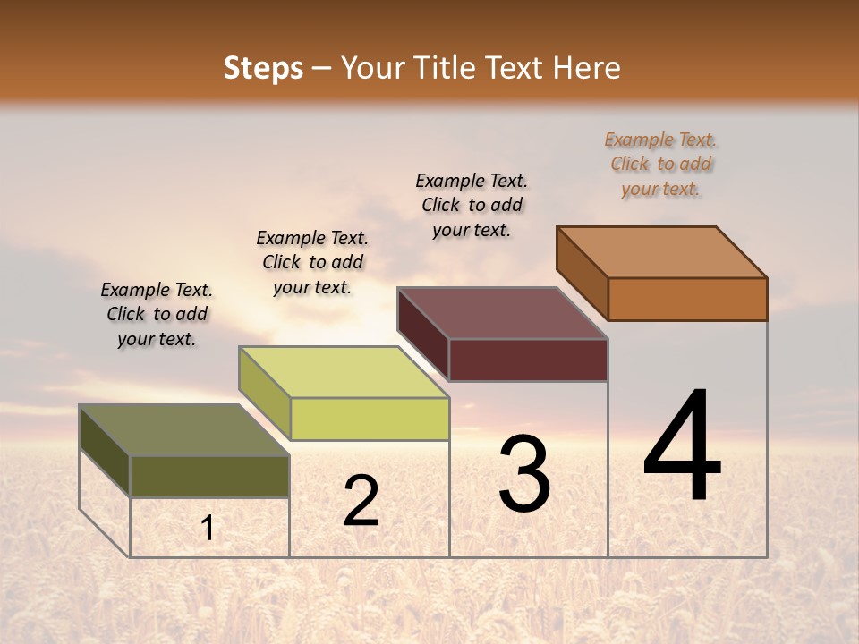 Farm Yellow Cornfield PowerPoint Template